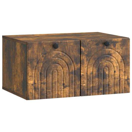 Mobile Porta TV da Muro Rovere Fumo 59,5 x 41 x 30 cm