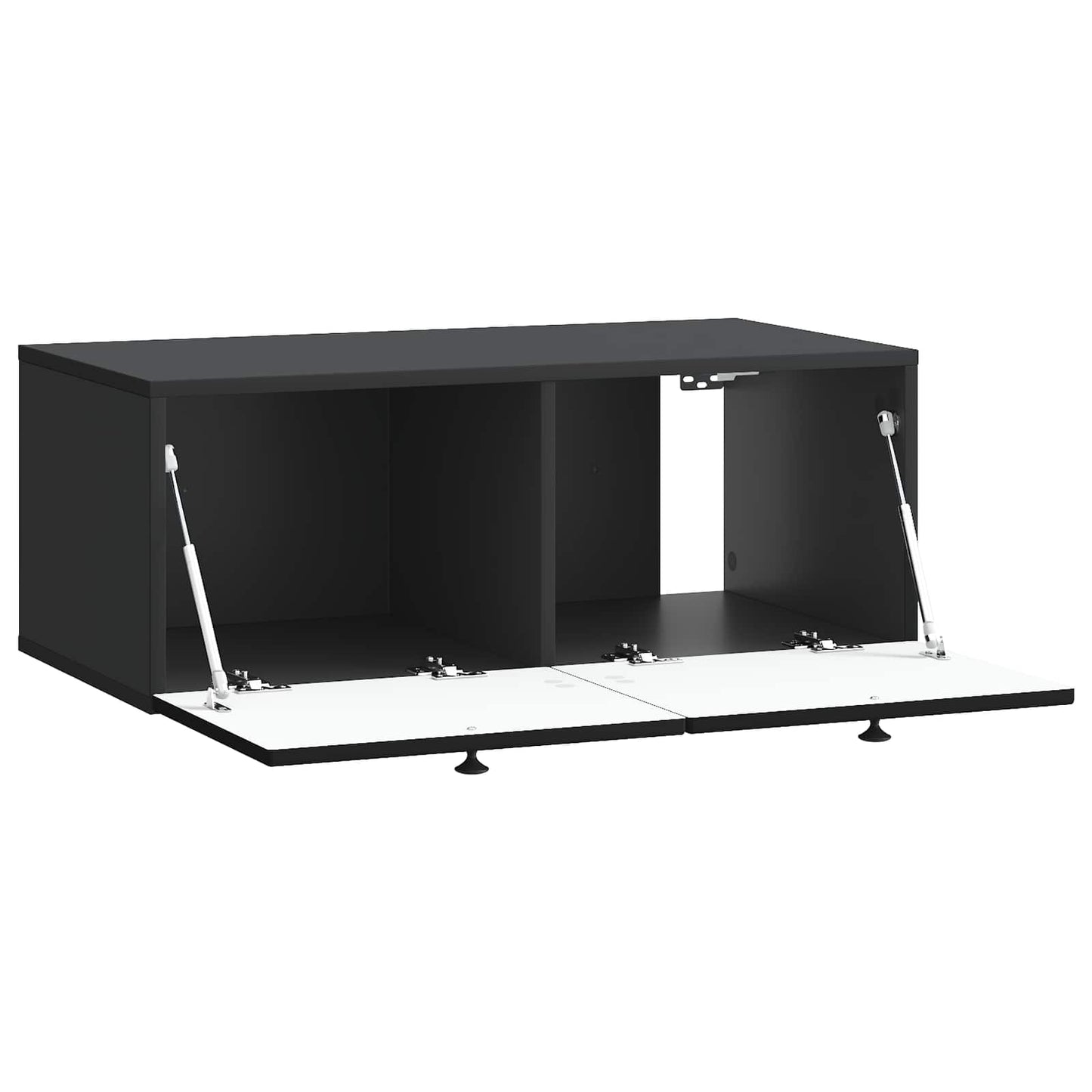 Mobile Porta TV da Muro Nero 78,5 x 41 x 30 cm