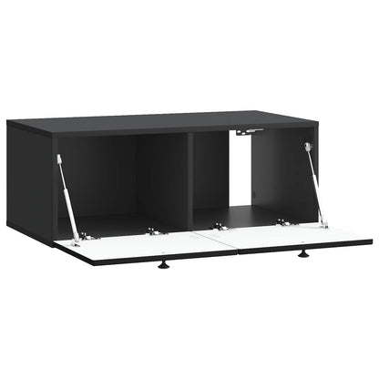 Mobile Porta TV da Muro Nero 78,5 x 41 x 30 cm