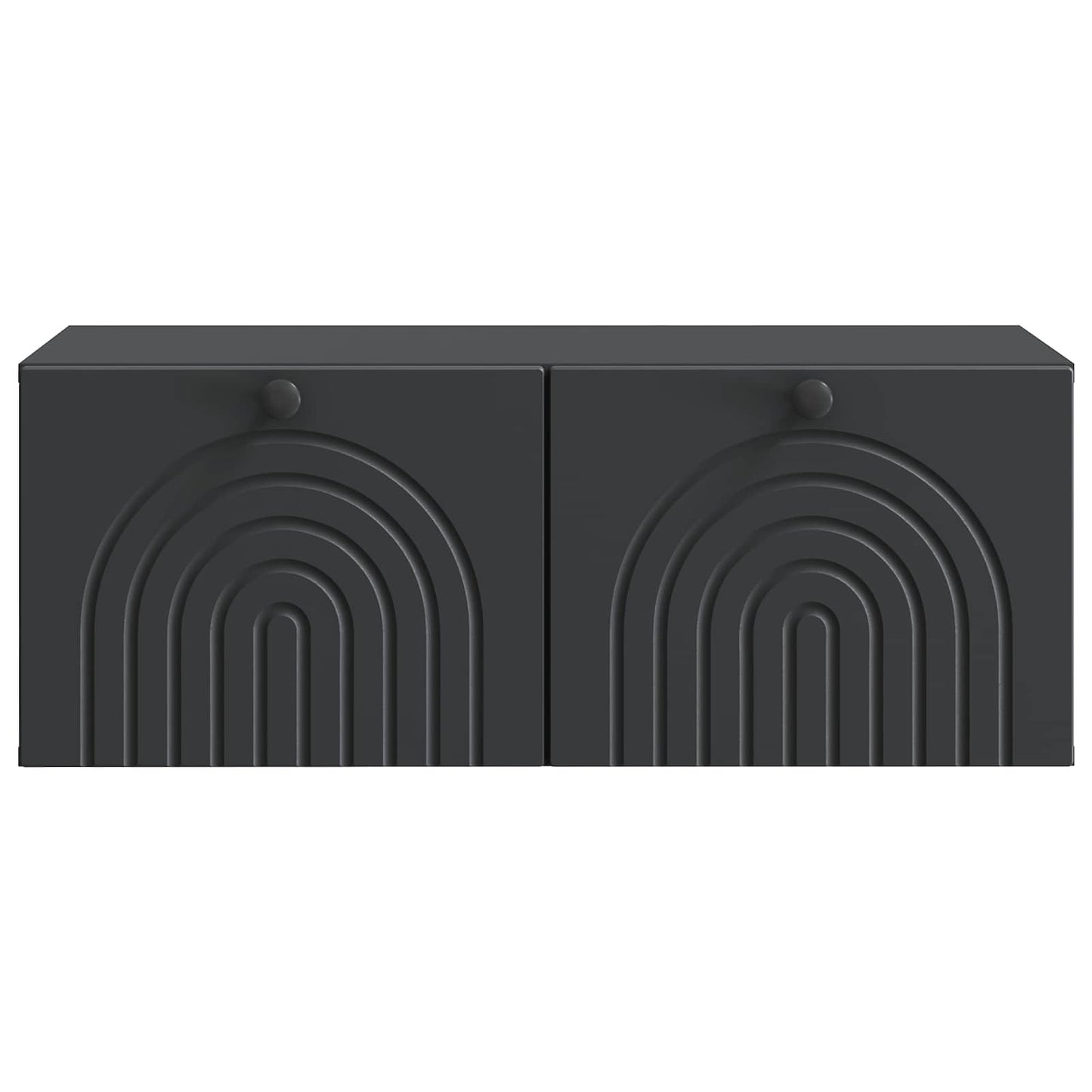 Mobile Porta TV da Muro Nero 78,5 x 41 x 30 cm