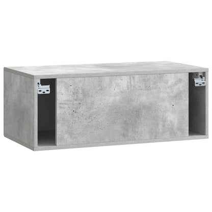Mobile Porta TV da Muro Grigio Cemento 78,5 x 41 x 30 cm | homemem39