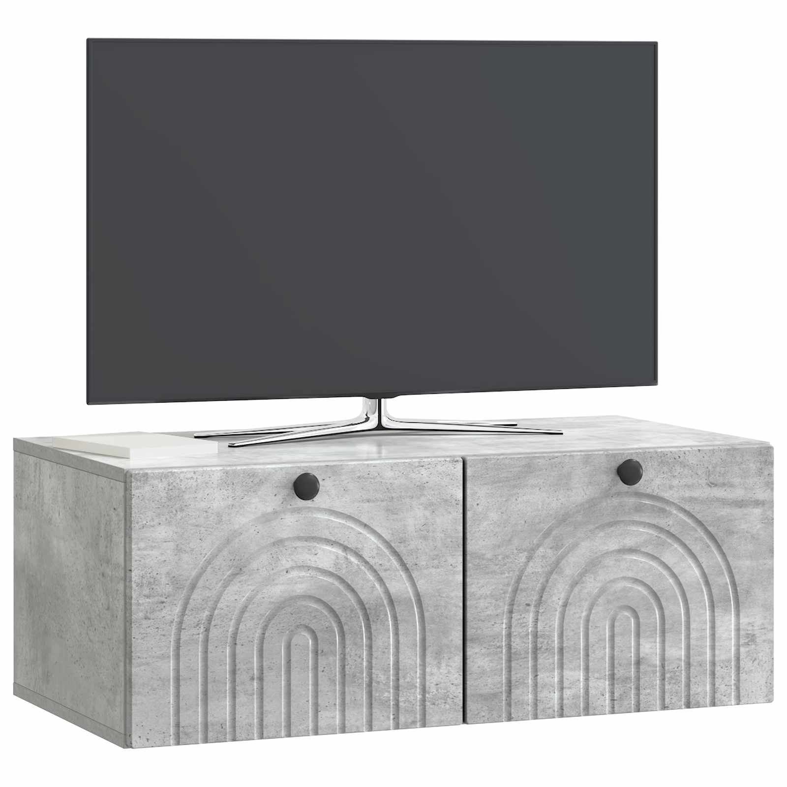 Mobile Porta TV da Muro Grigio Cemento 78,5 x 41 x 30 cm | homemem39