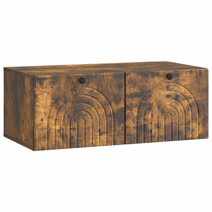 Mobile Porta TV da Muro Rovere Fumo 78,5 x 41 x 30 cm | homemem39