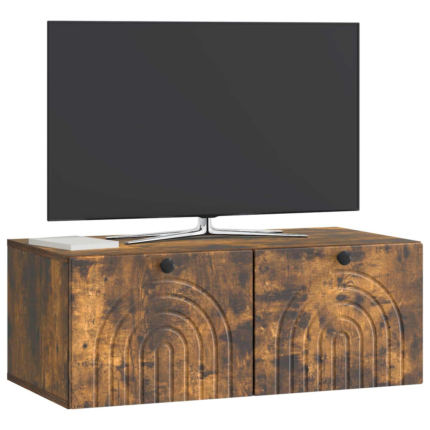 Mobile Porta TV da Muro Rovere Fumo 78,5 x 41 x 30 cm | homemem39