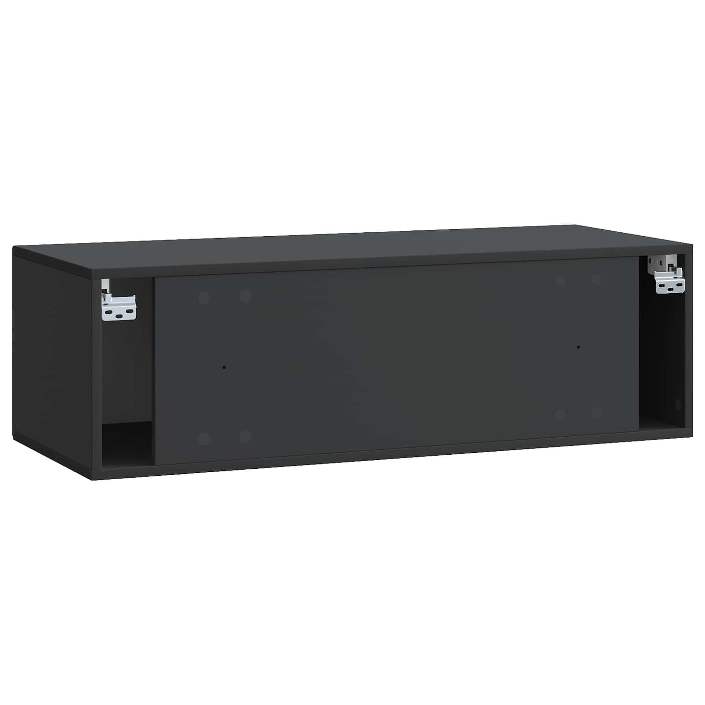 Mobile Porta TV da Muro Montaggio a parete Nero 99 x 41 x 30 cm | homemem39