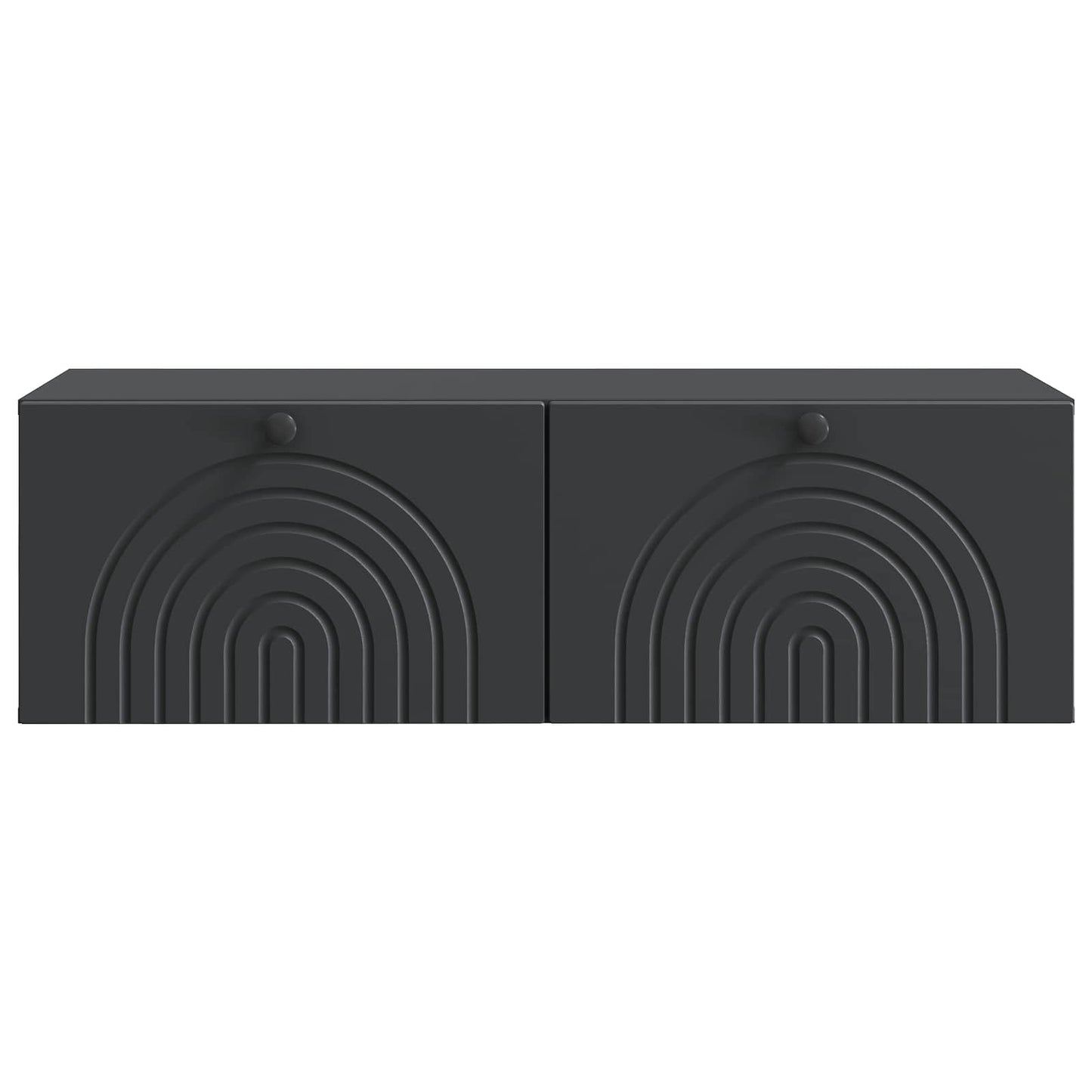 Mobile Porta TV da Muro Montaggio a parete Nero 99 x 41 x 30 cm | homemem39