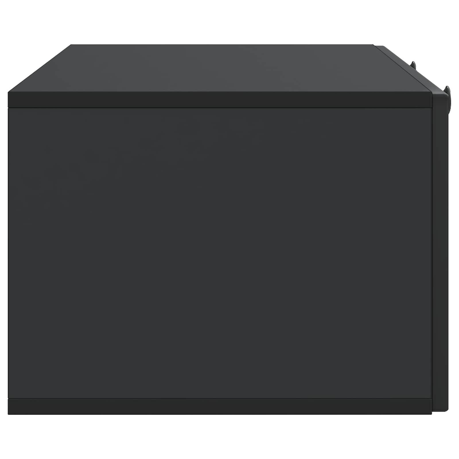 Mobile Porta TV da Muro Montaggio a parete Nero 99 x 41 x 30 cm | homemem39