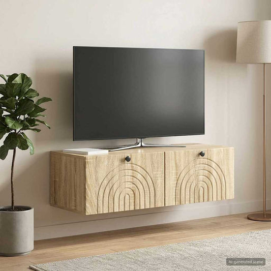 Mobile Porta TV da Muro Rovere Sonoma 98 x 41 x 30 cm
