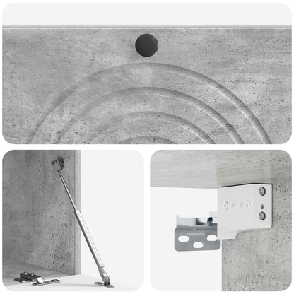 Mobile Porta TV da Muro Grigio Cemento 99 x 41 x 30 cm | homemem39