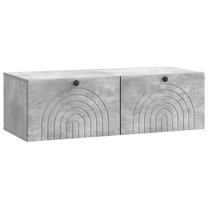 Mobile Porta TV da Muro Grigio Cemento 99 x 41 x 30 cm