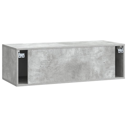 Mobile Porta TV da Muro Grigio Cemento 99 x 41 x 30 cm
