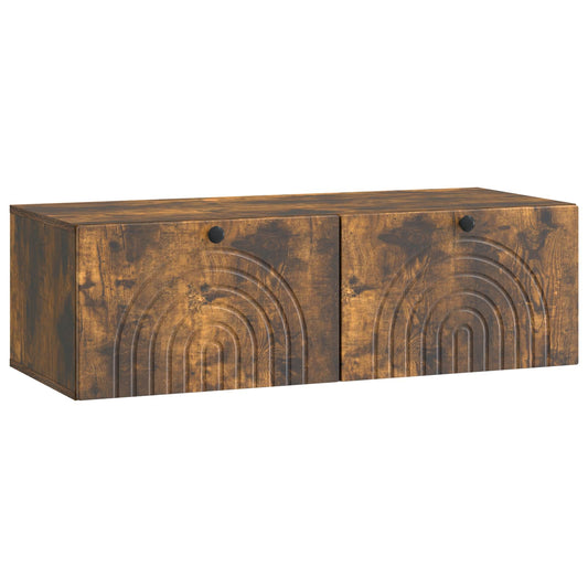 Mobile Porta TV da Muro Rovere Fumo 99 x 41 x 30 cm