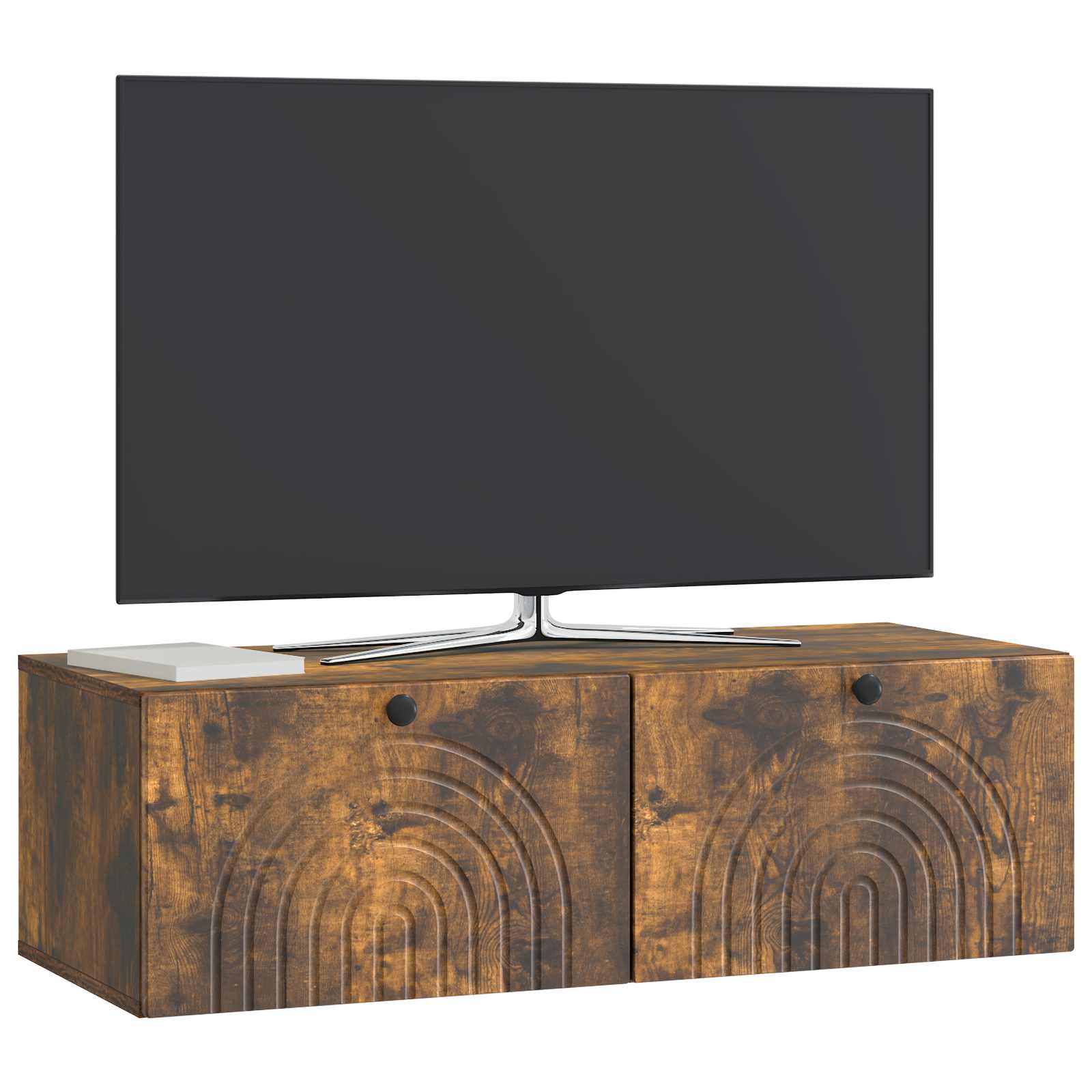 Mobile Porta TV da Muro Rovere Fumo 99 x 41 x 30 cm | homemem39