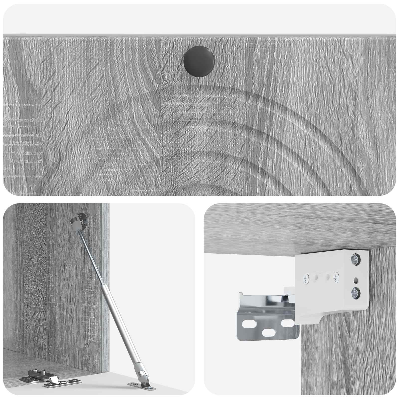 Mobile Porta TV da Muro Grigio Sonoma 99 x 41 x 30 cm | homemem39