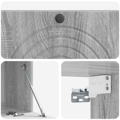 Mobile Porta TV da Muro Grigio Sonoma 99 x 41 x 30 cm