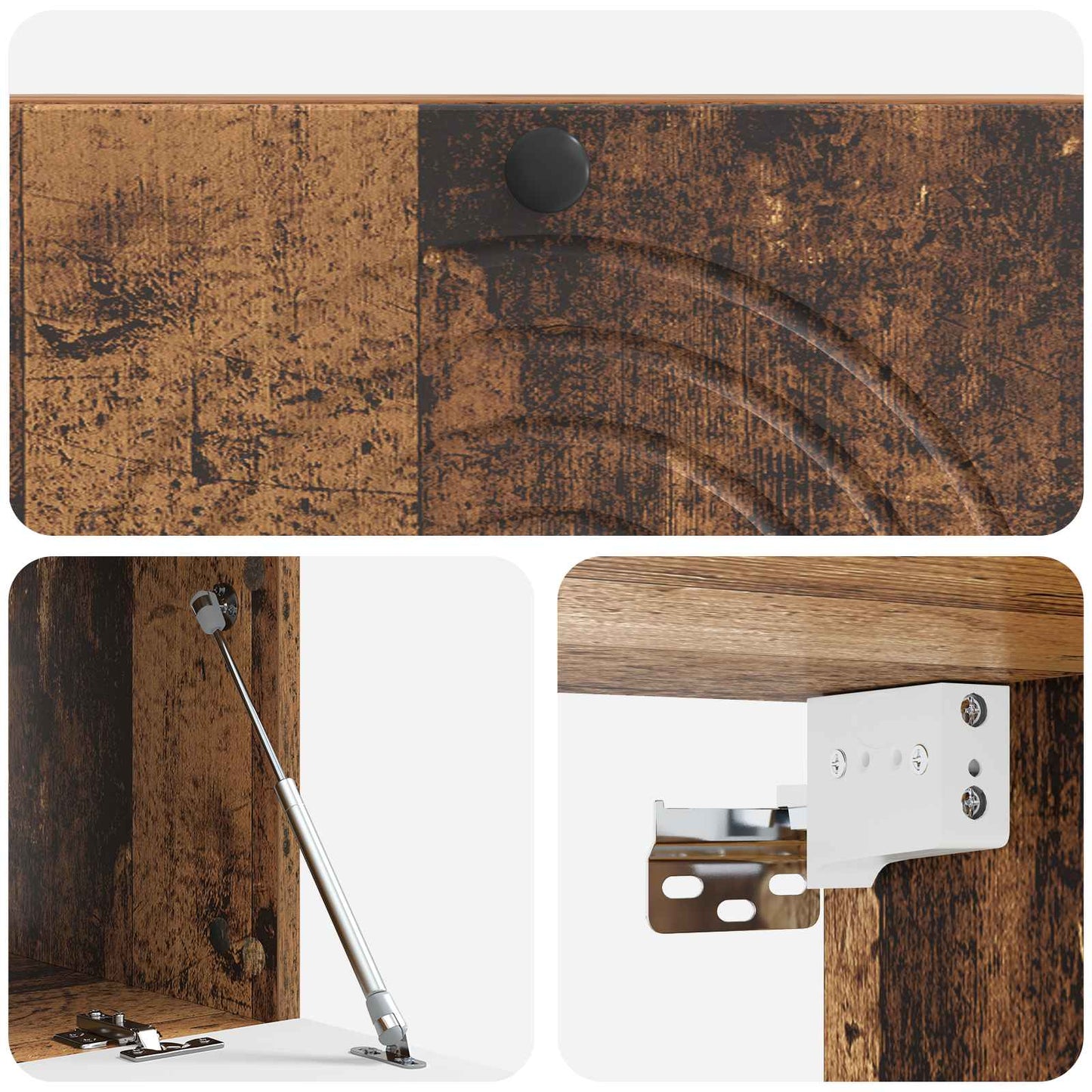 Mobile Porta TV da Muro Legno antico 99 x 41 x 30 cm | homemem39