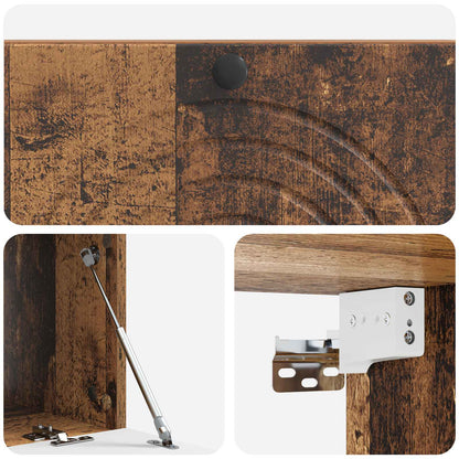 Mobile Porta TV da Muro Legno antico 99 x 41 x 30 cm | homemem39