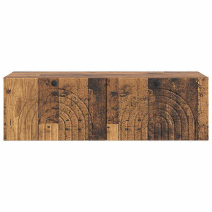 Mobile Porta TV da Muro Legno antico 99 x 41 x 30 cm