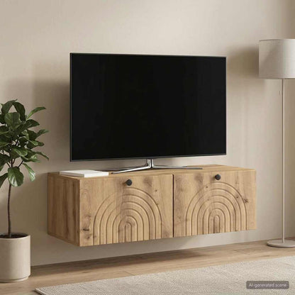 Mobile Porta TV da Muro Rovere Artigianale 99 x 41 x 30 cm