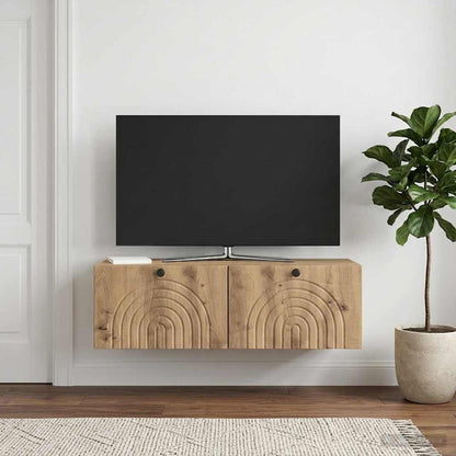 Mobile Porta TV da Muro Rovere Artigianale 99 x 41 x 30 cm