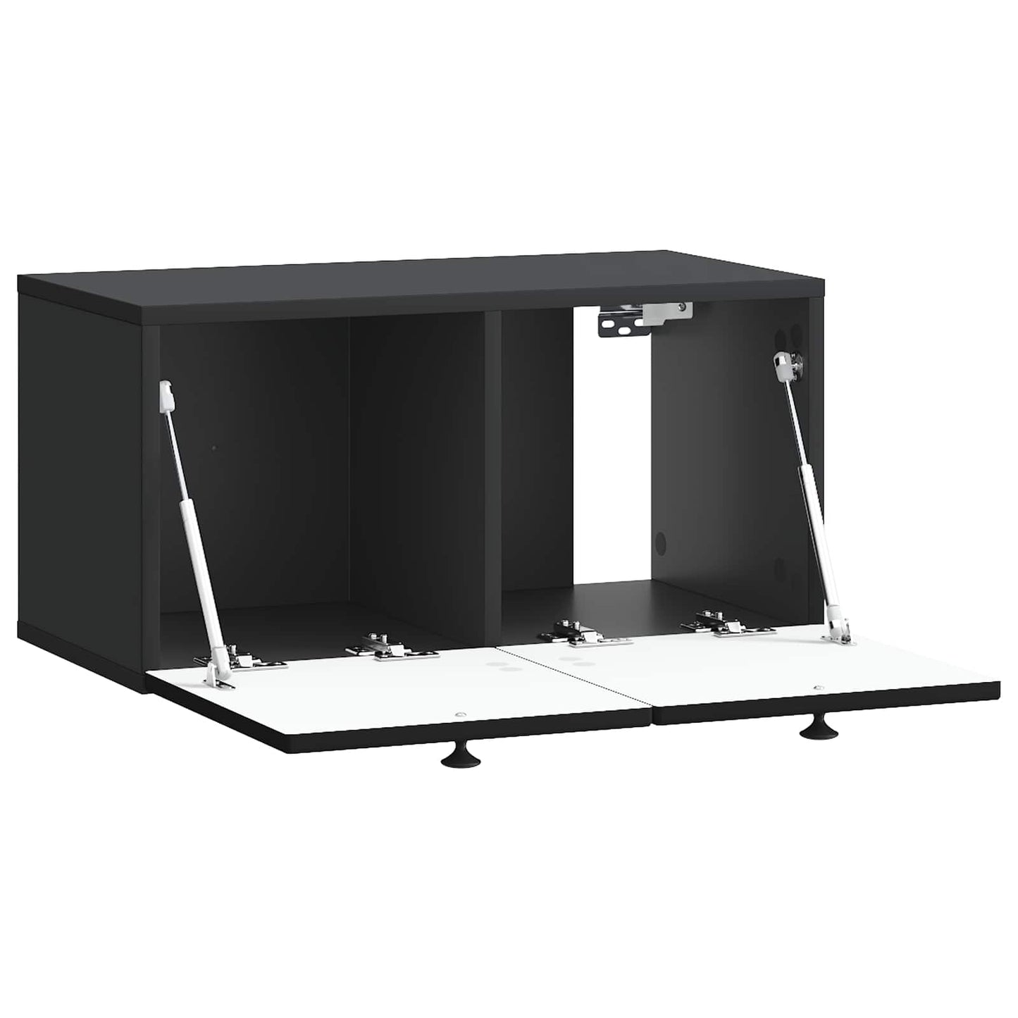 Mobile Porta TV da Muro Nero 59,5 x 31 x 30 cm