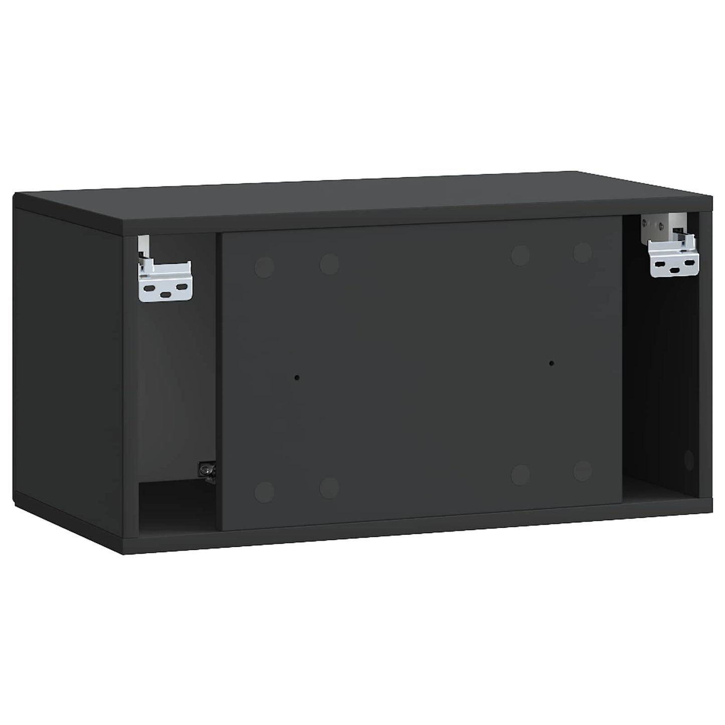 Mobile Porta TV da Muro Nero 59,5 x 31 x 30 cm
