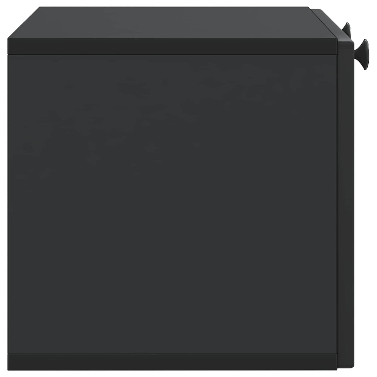 Mobile Porta TV da Muro Nero 59,5 x 31 x 30 cm