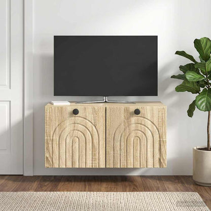 Mobile Porta TV da Muro Rovere Sonoma 59,5 x 31 x 30 cm