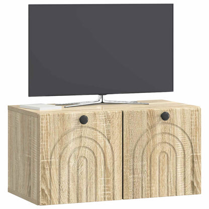 Mobile Porta TV da Muro Rovere Sonoma 59,5 x 31 x 30 cm