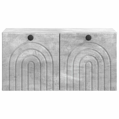 Mobile Porta TV da Muro Grigio Cemento 59,5 x 31 x 30 cm | homemem39