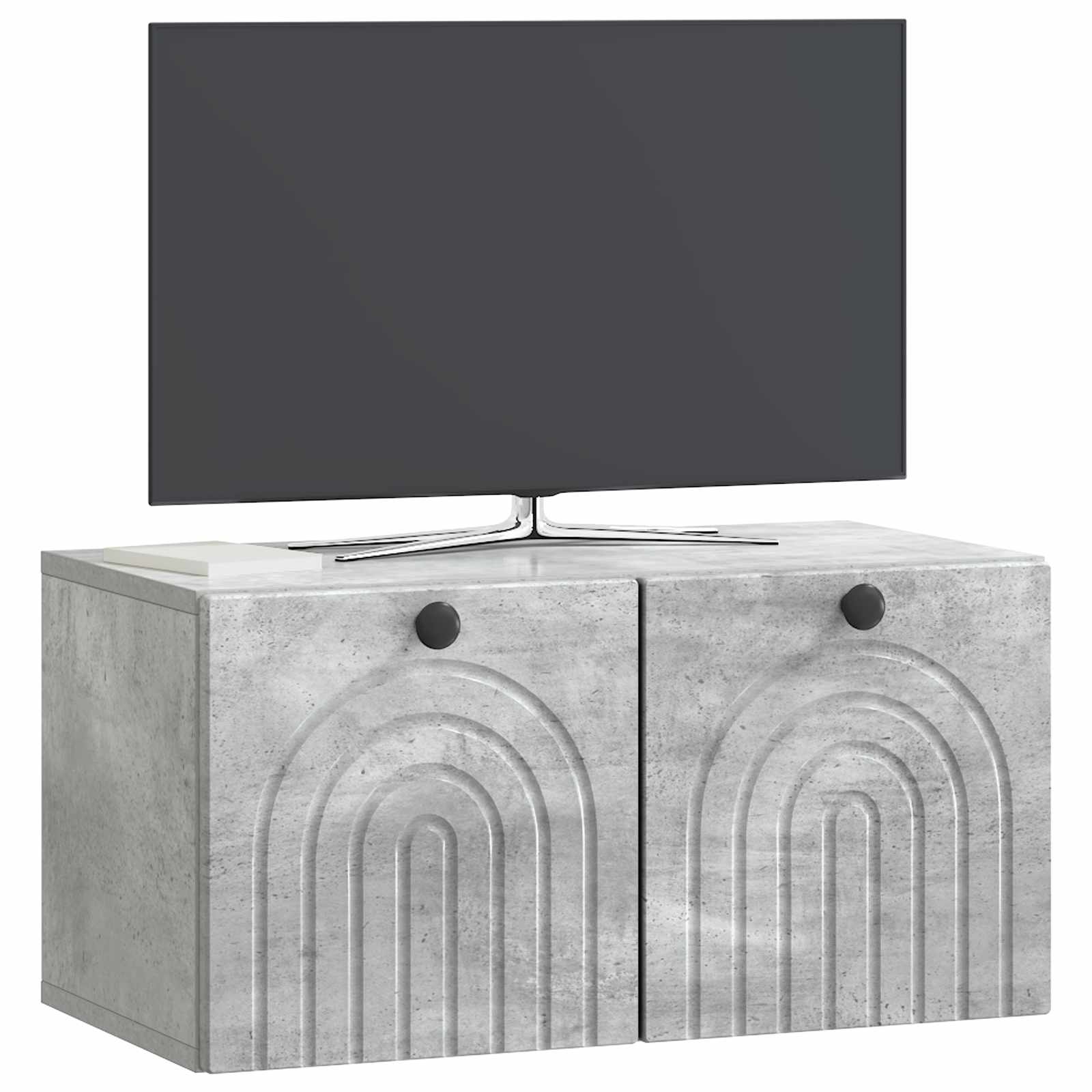 Mobile Porta TV da Muro Grigio Cemento 59,5 x 31 x 30 cm | homemem39