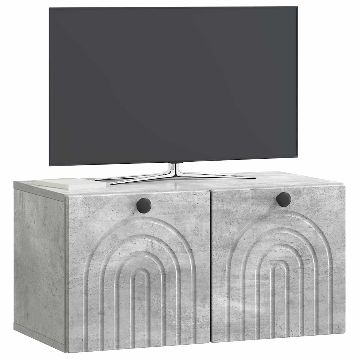 Mobile Porta TV da Muro Grigio Cemento 59,5 x 31 x 30 cm