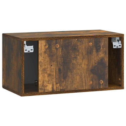 Mobile Porta TV da Muro Rovere Fumo 59,5 x 31 x 30 cm | homemem39