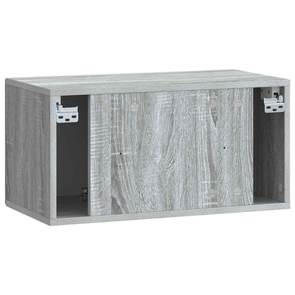 Mobile Porta TV da Muro Grigio Sonoma 59,5 x 31 x 30 cm | homemem39