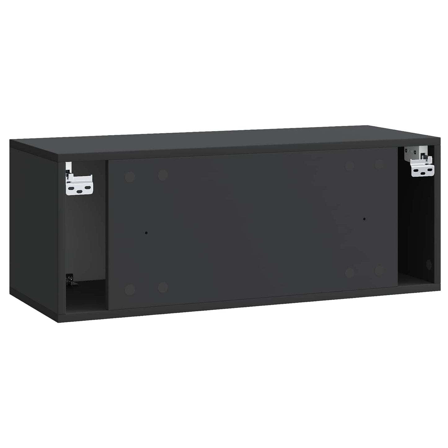 Mobile Porta TV da Muro Nero 78,5 x 31 x 30 cm