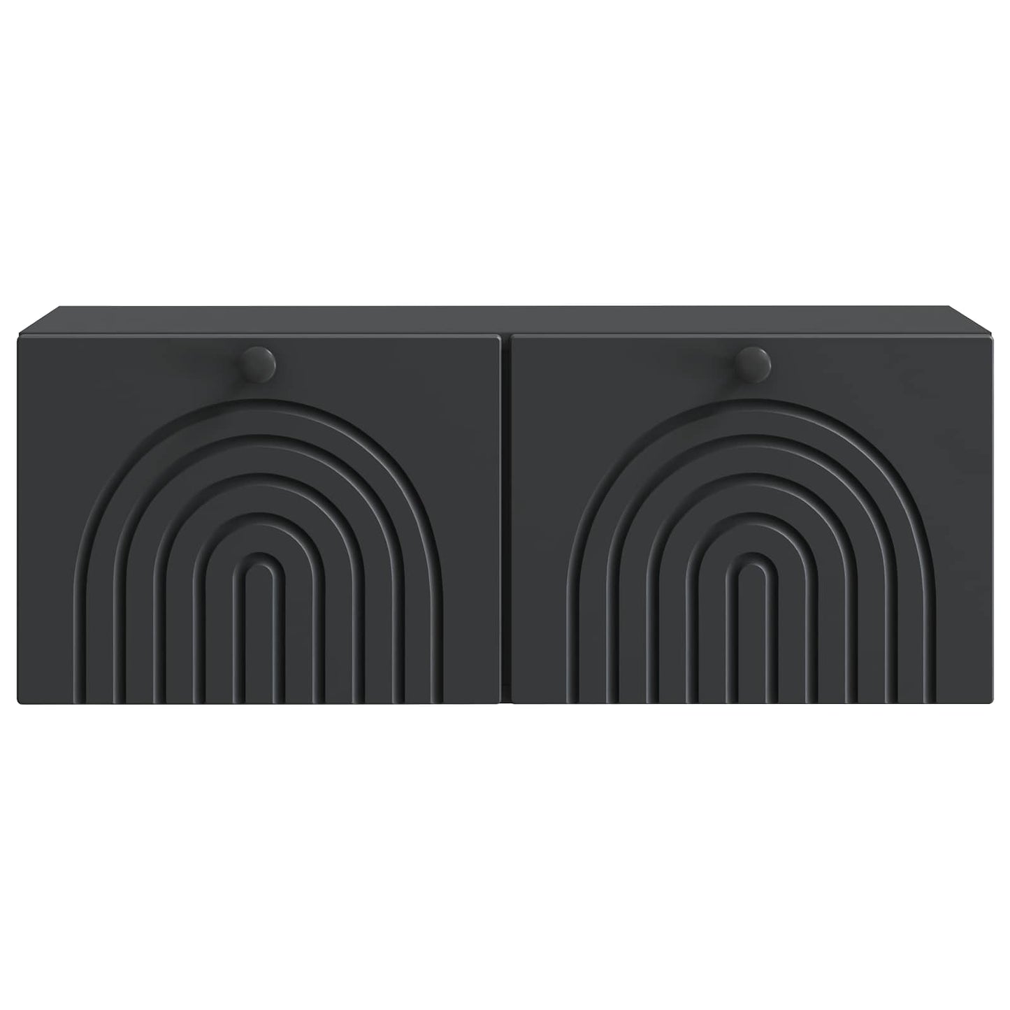 Mobile Porta TV da Muro Nero 78,5 x 31 x 30 cm