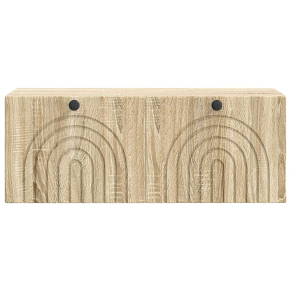 Mobile Porta TV da Muro Rovere Sonoma 78,5 x 31 x 30 cm