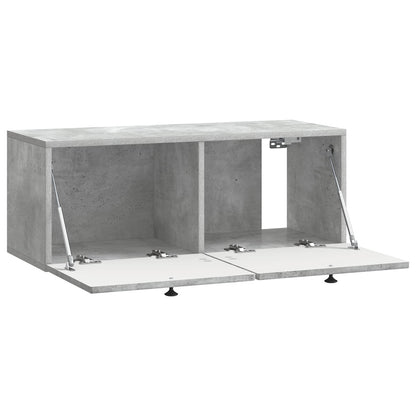 Mobile Porta TV da Muro Grigio Cemento 78,5 x 31 x 30 cm