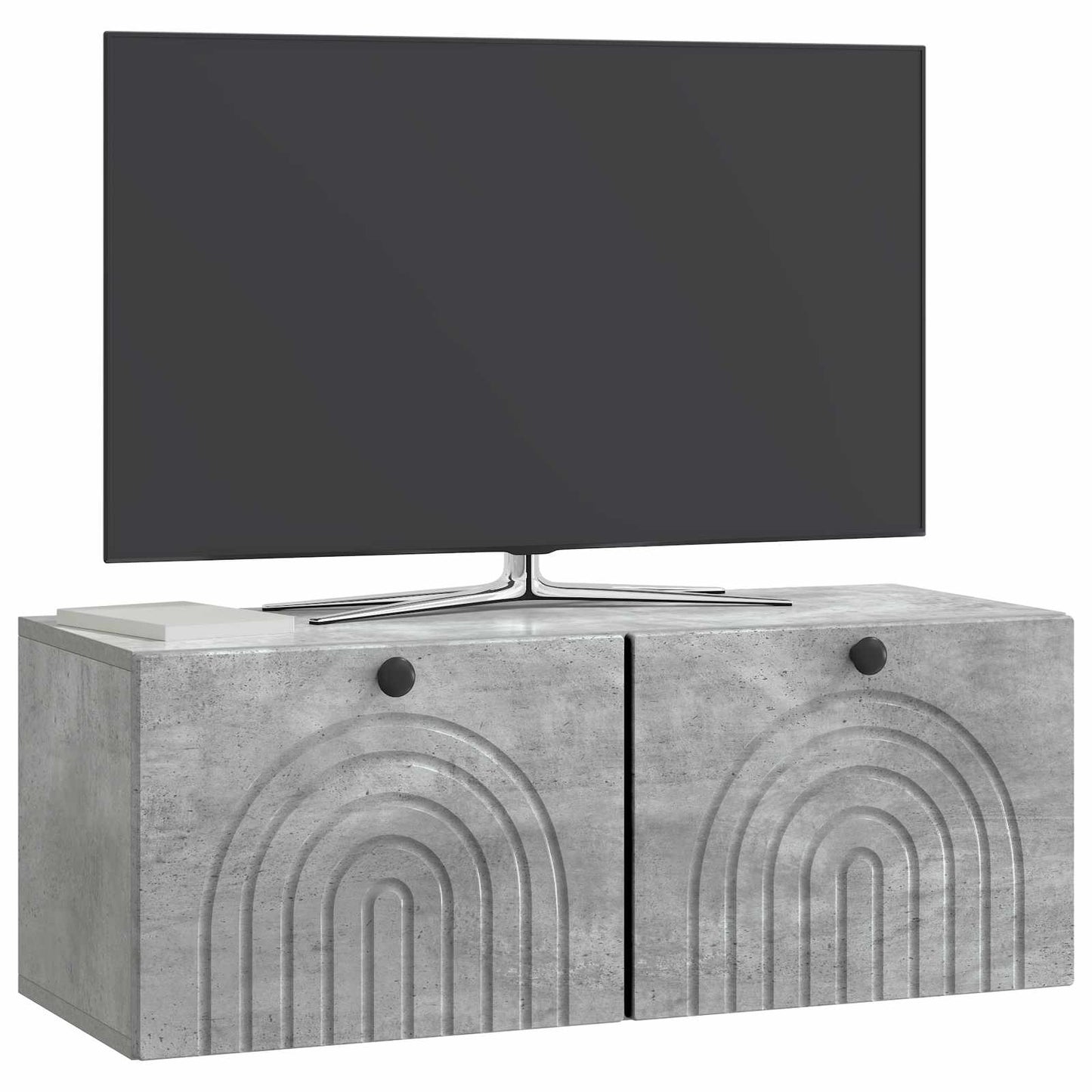 Mobile Porta TV da Muro Grigio Cemento 78,5 x 31 x 30 cm | homemem39
