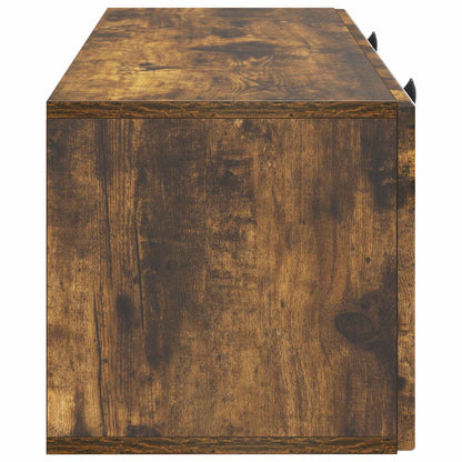 Mobile Porta TV da Muro Rovere Fumo 78,5 x 31 x 30 cm