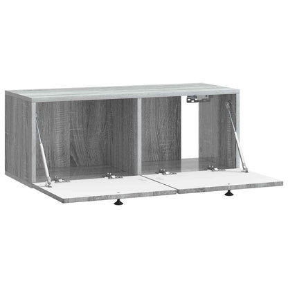 Mobile Porta TV da Muro Grigio Sonoma 78,5 x 31 x 30 cm
