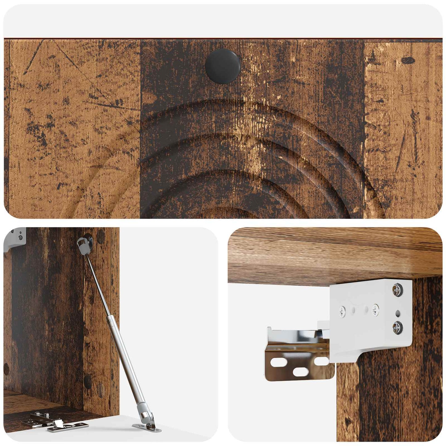 Mobile Porta TV da Muro Legno antico 78,5 x 31 x 30 cm | homemem39