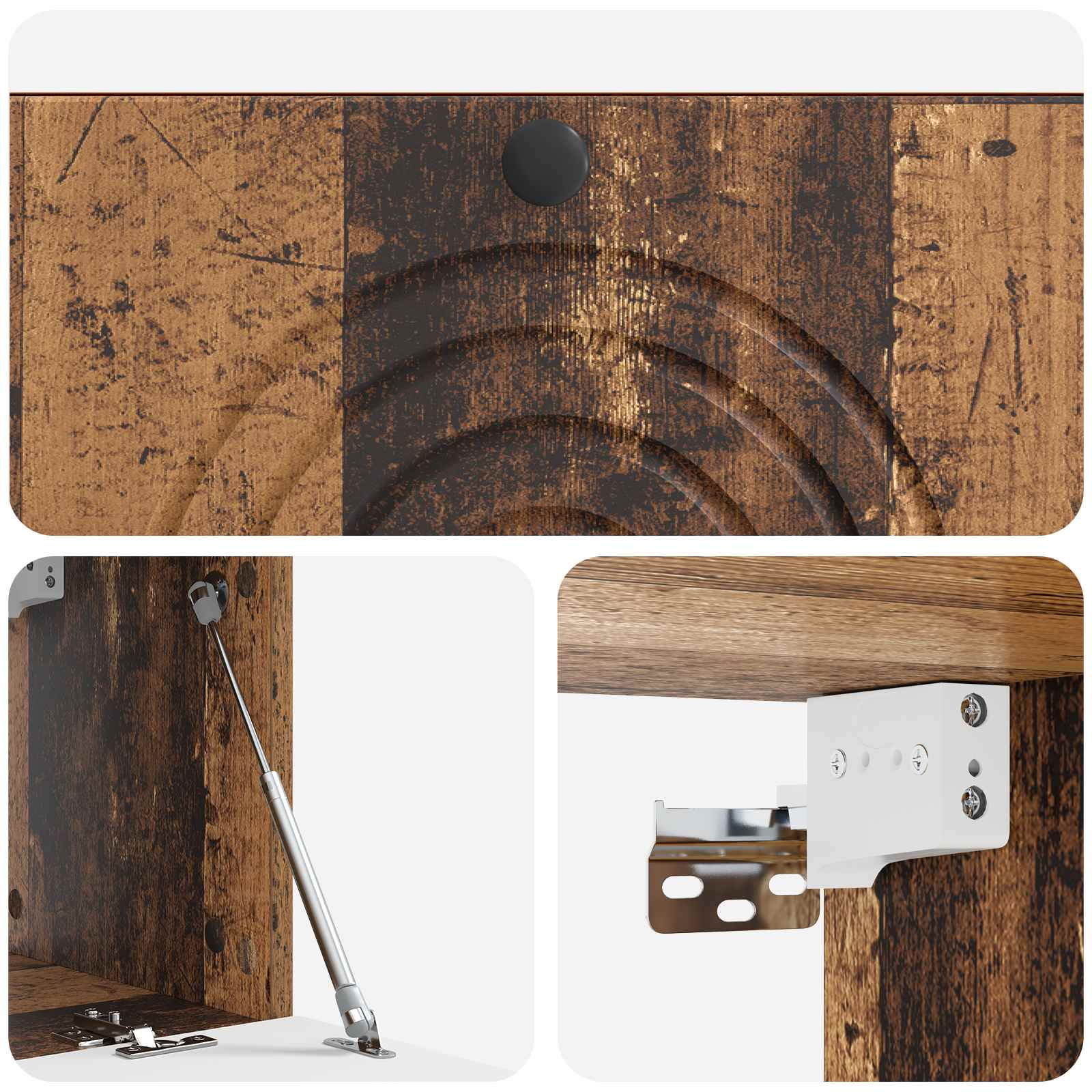 Mobile Porta TV da Muro Legno antico 78,5 x 31 x 30 cm | homemem39