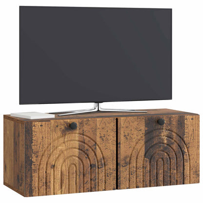 Mobile Porta TV da Muro Legno antico 78,5 x 31 x 30 cm | homemem39