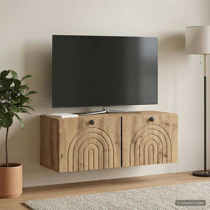 Mobile Porta TV da Muro Rovere Artigianale 78,5 x 31 x 30 cm
