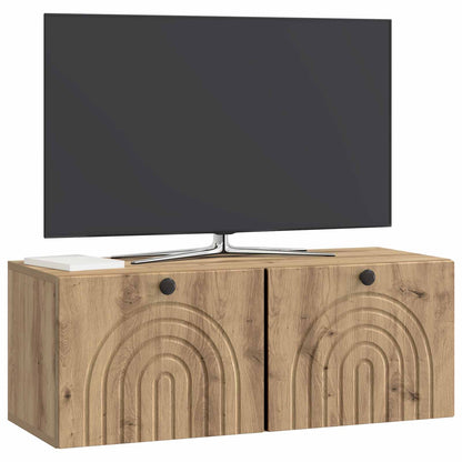 Mobile Porta TV da Muro Rovere Artigianale 78,5 x 31 x 30 cm