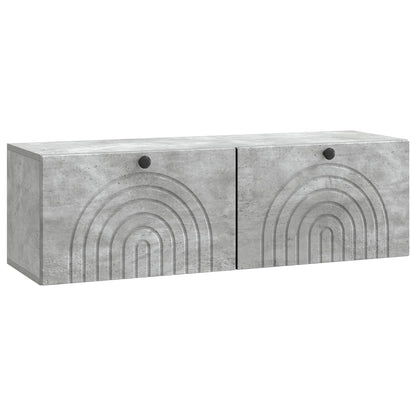 Mobile Porta TV da Muro Grigio Cemento 98 x 31 x 30 cm