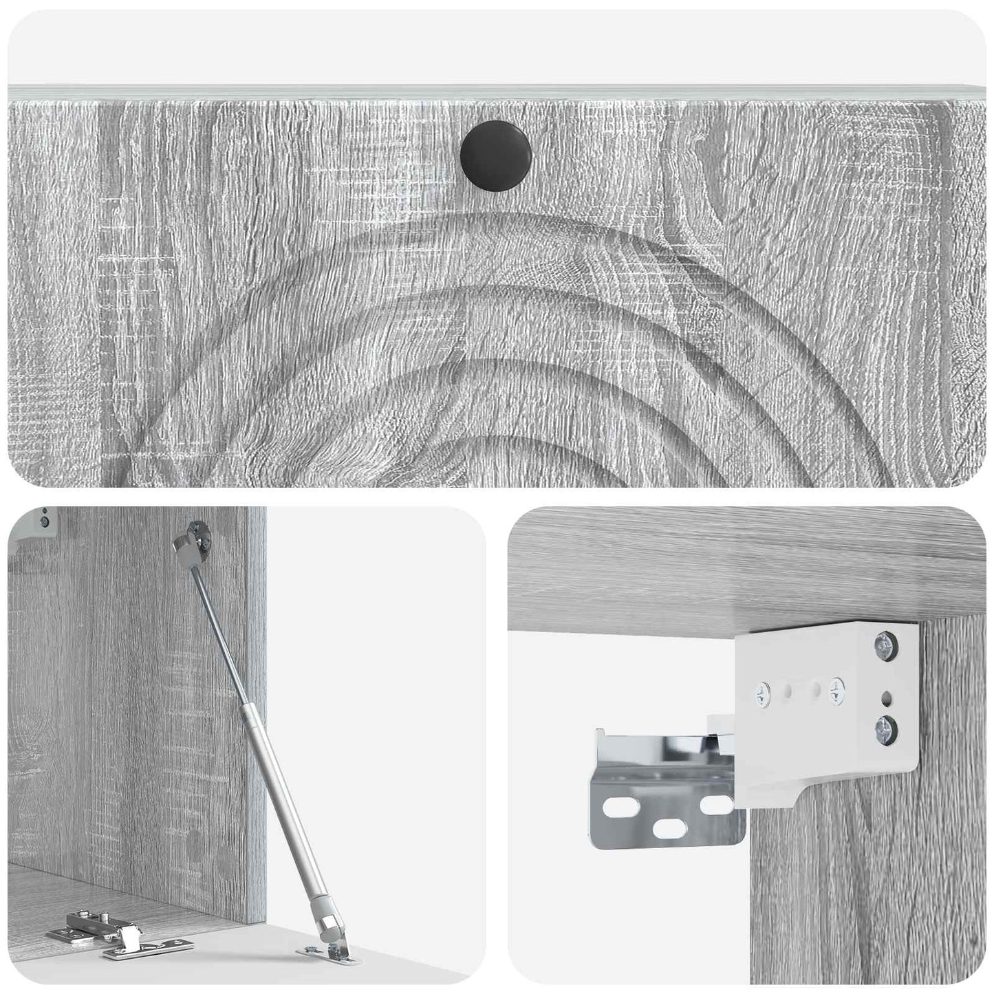 Mobile Porta TV da Muro Grigio Sonoma 98 x 31 x 30 cm | homemem39