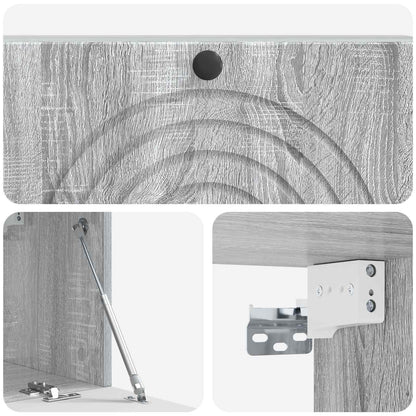Mobile Porta TV da Muro Grigio Sonoma 98 x 31 x 30 cm