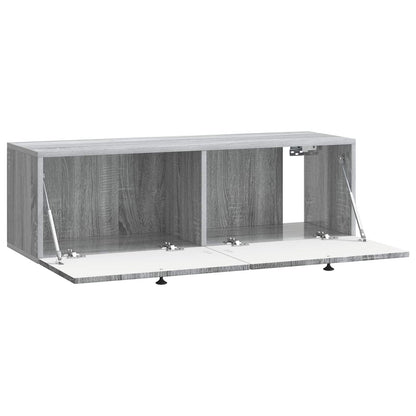 Mobile Porta TV da Muro Grigio Sonoma 98 x 31 x 30 cm | homemem39